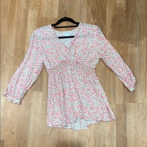 Motherhood Maternity faux wrap blouse